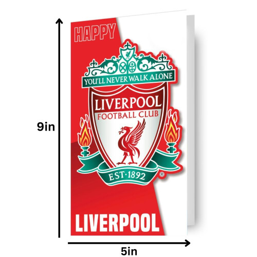 Liverpool FC Liverpool FC Crest Birthday Card 2