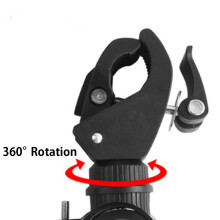 Universal Handlebar Mount for Bike Light with Non Slip & 360 Rotation Clamp