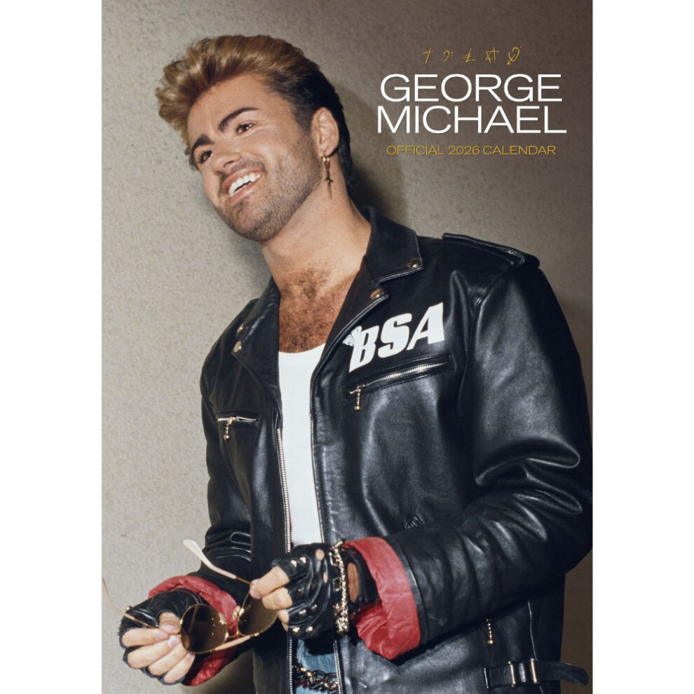 New George Michael 2026 A3 Calendar