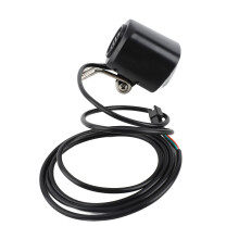 36-60V Wasserdichte LED Fahrradlampe mit Hupe, ABS Schwarz, 115cm Kabel