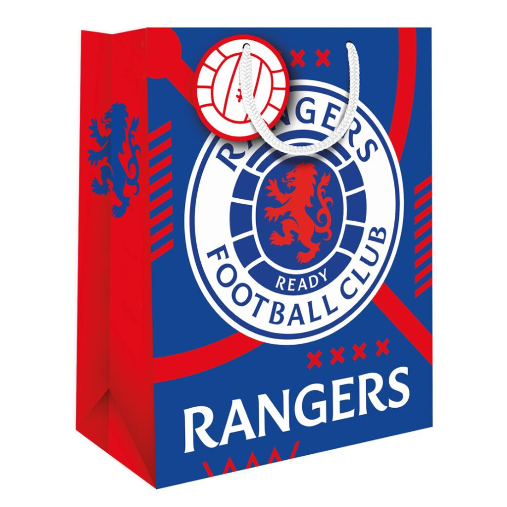 Glasgow Rangers Fc Medium Gift Bag Red/White