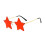 Rimless Star Shape Sunglasses Trendy Sun Glasses(Red) 1
