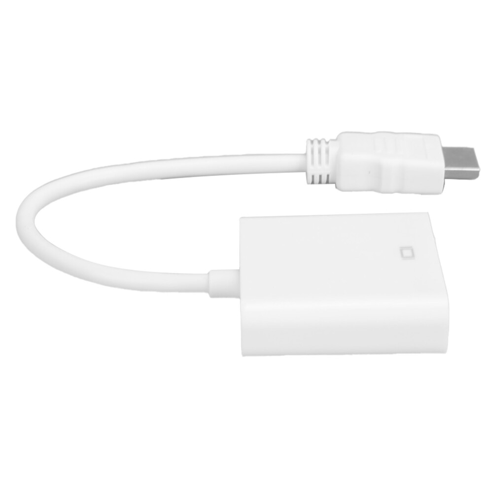 Hdmi To Vga Adapter Cable For Computer And Laptop 1.8 Meters White 5071358752144