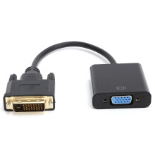 DVI 24+1 Male to VGA Female Adapter Compatible with Desktop & Tablet Devices