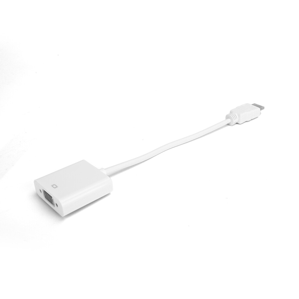 Hdmi To Vga Adapter Cable With 3.5Mm Audio, 0.2M, White 8761358752479