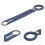Custodia in silicone con anello Loop per IOS Locator Blu scuro 13