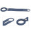 Custodia in silicone con anello Loop per IOS Locator Blu scuro 10