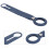 Custodia in silicone con anello Loop per IOS Locator Blu scuro 14