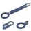 Custodia in silicone con anello Loop per IOS Locator Blu scuro 3