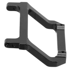 Durable RC Alloy Front Bumper Mount for SCX24 C10 1/24 Cars Black
