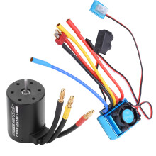 RC 3650 2300KV Waterproof Brushless Motor & 80A ESC for 1/10 Cars