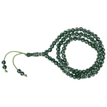 Green 99 Grains Resin Muslim Rosary Beads for Islamic Worship & Prayer