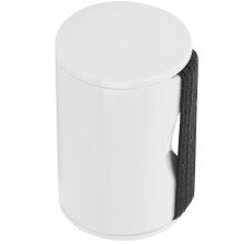 Anello sabbiato per dito bianco 3,7x2,5 cm / 1,46x0,98 in