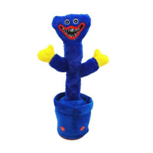 Poppy Playtime Huggy Wuggy Dancing Talking Cactus Dance Kid Toy Blue