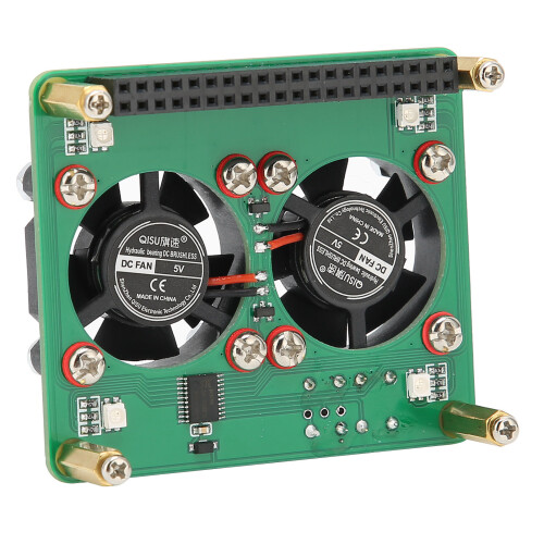 Raspberry Pi 3B/3B+/4B Ventola DC5V 4.3CFM 10500RPM