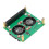 Raspberry Pi 3B/3B+/4B Ventola DC5V 4.3CFM 10500RPM 8