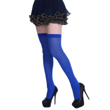 Colorful Long Tube Nonslip Ladies Stockings-Dark blue stockings