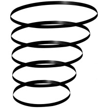 Set of 5 Rubber Turntable Belts Recorder Maintenance Set Rubber