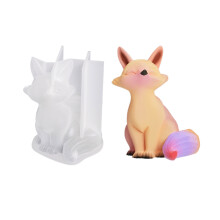 Foxes Epoxy Resin Mold 3D Animal Silicone Mould for-Section 1