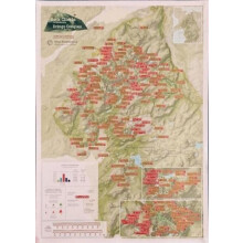 Snowdonia Rock Climbs Collect amp Scratch Print by Maps International