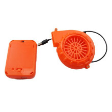 Electric Mini Fan Air Blower Low Noise Blower with Battery Case
