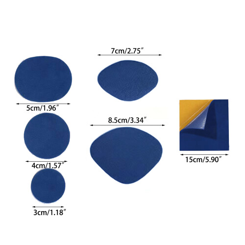 Mesh Shoes Hole Repair Patch Self-adhesive Sneaker-light grey 6 1