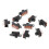 10Pcs SS22F32 6 Pins 2 Positions DPDT On/On Mini Slide Switch 7