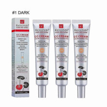 (3PCS,Dark)3X CC Cream with Centella Asiatica Color Correcting CC Cream Lightweight Skin