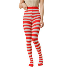 Christmas Halloween Contrast Color Stripe-Red and white stripe