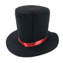 Black Top Hat Magician Top Hat Bowler Top Hat Fancy Dress-Black
