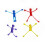 10Pcs/set Sticky Rolling Men  Window Crawler Men  Stretchy Wall 7