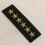 Patch brodé de rang militaire étoile pour vêtements,-Multi 5