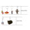 6pcs Whimsical Cat Silly Accessories Amusing Animal Decorative 3