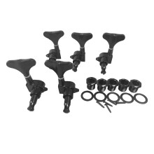 Bass Tuners 2L3R  Headstock Sealed Tuning for Key Pegs-Black