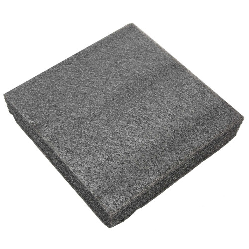 Nadelvliestuchmatte quadratisch 200x197x53mm schwarz doppelseitig 1