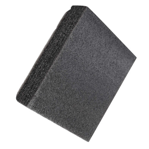 Nadelvliestuchmatte quadratisch 200x197x53mm schwarz doppelseitig 2