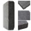 Nadelvliestuchmatte quadratisch 200x197x53mm schwarz doppelseitig 4