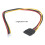 Adaptateur de disquette 4 broches vers 15 broches, câble 3