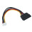Adaptateur de disquette 4 broches vers 15 broches, câble 5