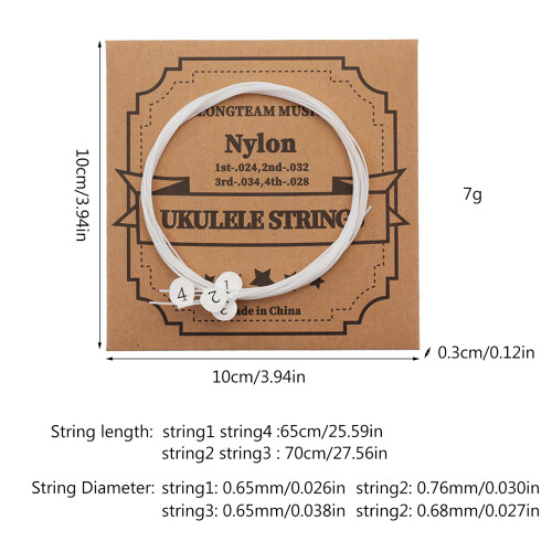 4 pièces/ensemble cordes en Nylon pièces de rechange pour 21 2