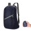 Lightweight Folded Backpack Water Resistant Nylon-Deep Blue 1