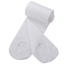 Women Girls Opaque Stretch Convertible Ballet Dance-White S