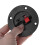2PCS Round Speaker Plate Terminal Strips Push Connector Block 2 Position Black 6