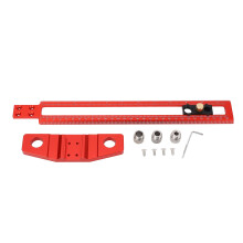 T-Quadrat-Lineal, 30 cm, metrische Zoll-Skala,