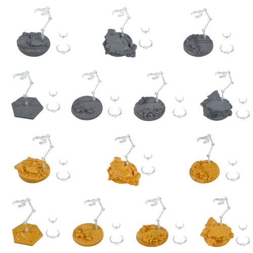 Action Figure Stands Adjustable Action Figure-Yellow 684 1