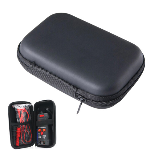 Sac multimètre multifonction noir, étui de transport étanche et 2