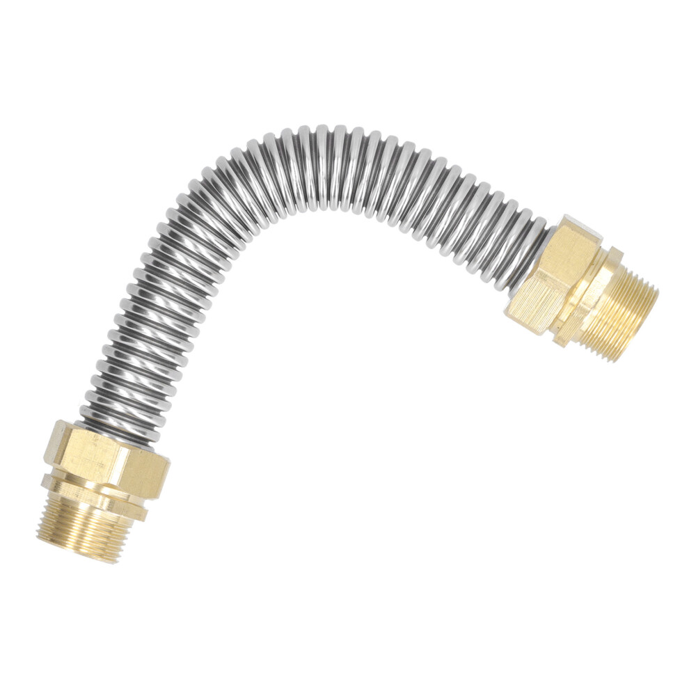 G3/4 Male Thread Stainless Steel Hose 25Cm For Fan Coil Units & Water Heaters 8421358761580