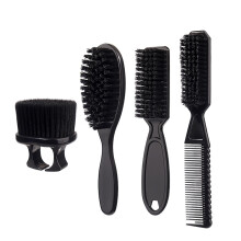 Brosse à barbe pour hommes, 4 pièces, brosse de coiffure, brosse