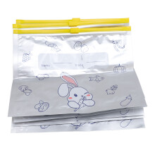 10 Stück Aluminiumfolie Versiegelungs-Gewürdbeutel Schreibbar Auslaufsicherer Reißverschluss 23,2 x 17 cm