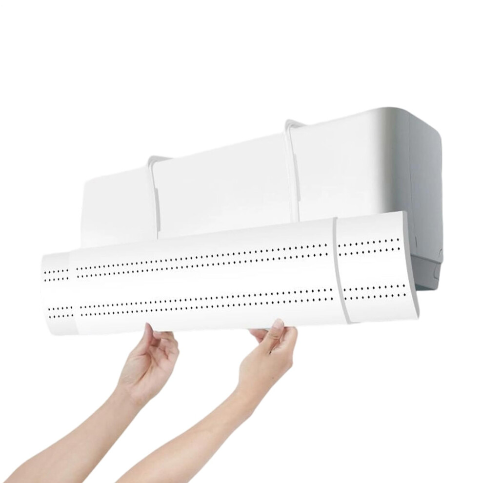 Ac Air Deflector Window Ac Vent Deflector Retractable Wind Cover Wall Mounted For Rv Bedroom Hot Weather Sleepers 9339159057773